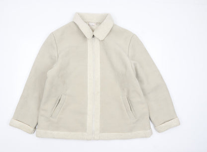 Womens UK Size XL Bonmarché Beige Basic Jacket