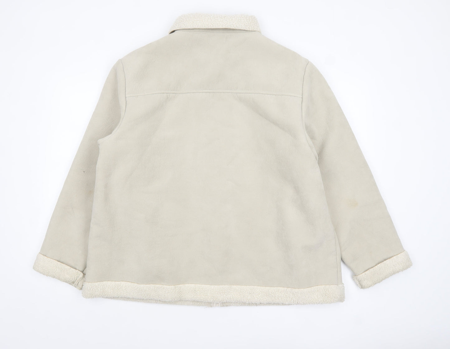 Womens UK Size XL Bonmarché Beige Basic Jacket