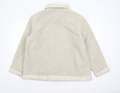 Womens UK Size XL Bonmarché Beige Basic Jacket