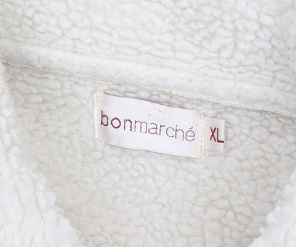 Womens UK Size XL Bonmarché Beige Basic Jacket