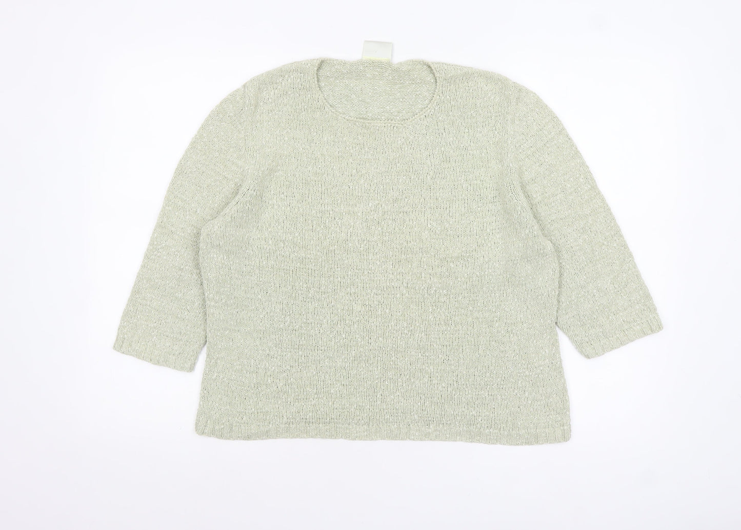 Womens UK Size 12 Eastex Beige Pullover Jumper