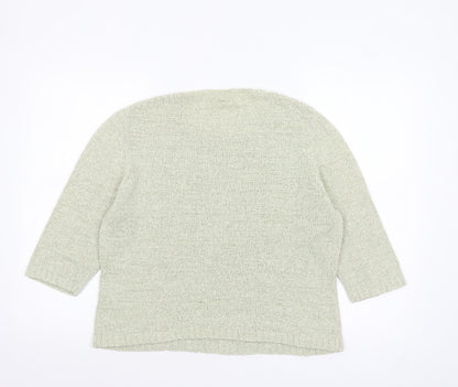 Womens UK Size 12 Eastex Beige Pullover Jumper