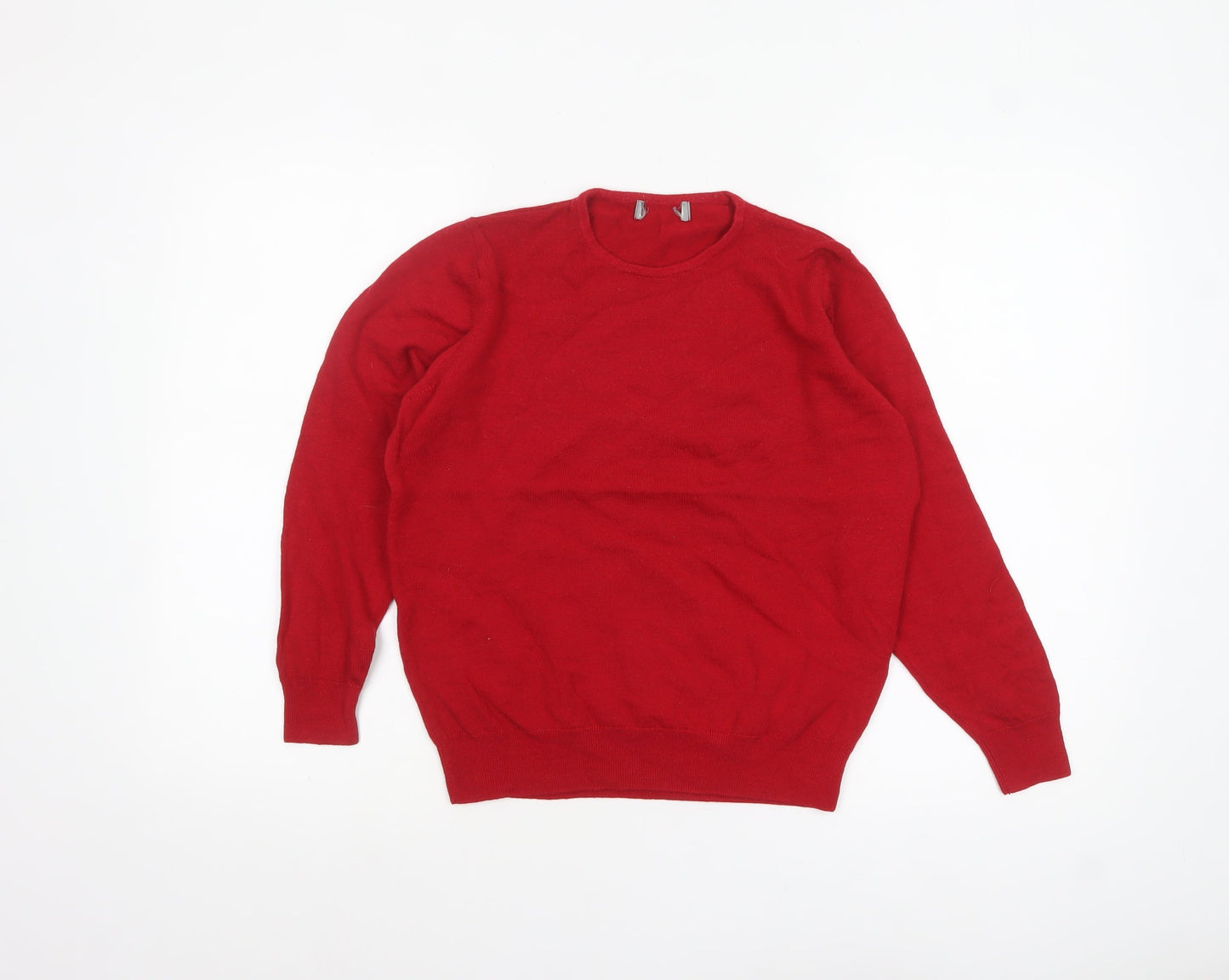 Womens UK Size 10 Marks and Spencer Red Pullover Jumper
