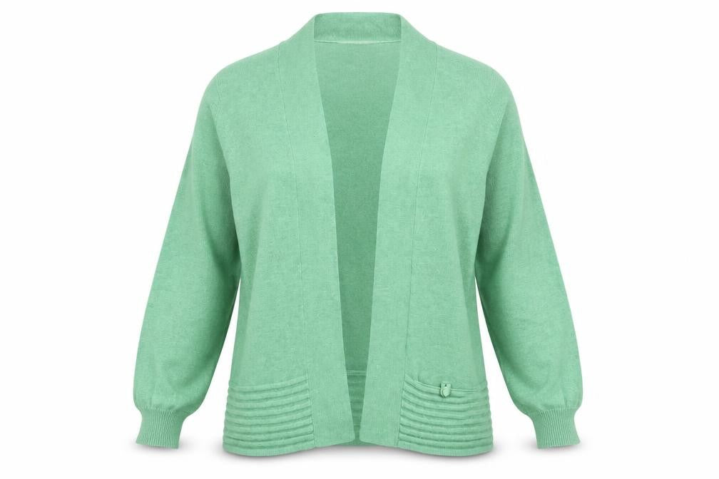 Womens UK Size M Wallis Green Cardigan Jumper