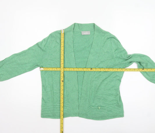 Womens UK Size M Wallis Green Cardigan Jumper