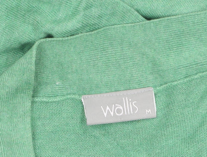 Womens UK Size M Wallis Green Cardigan Jumper