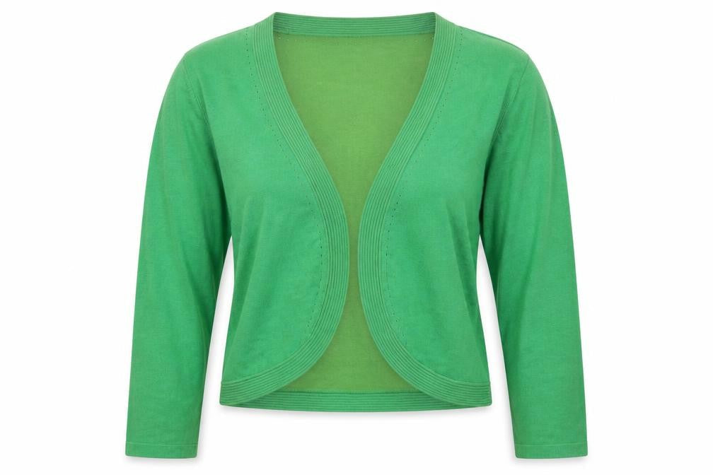 Womens UK Size L Precis Green Cardigan Jumper