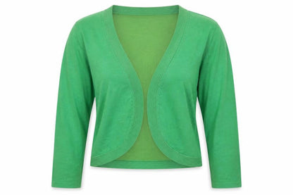 Womens UK Size L Precis Green Cardigan Jumper