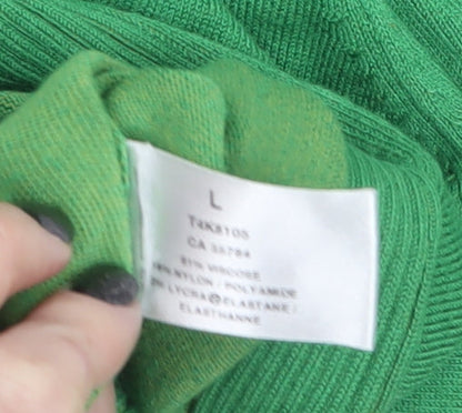 Womens UK Size L Precis Green Cardigan Jumper