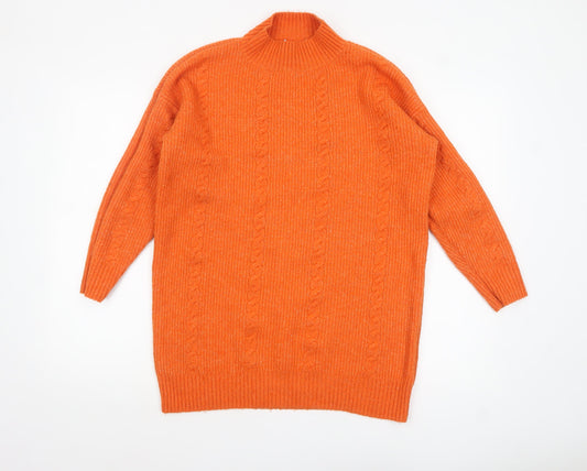 Womens UK Size 12 TU Orange Pullover Jumper