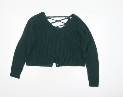 Womens UK Size 8 Miss Selfridge Green Pullover Jumper
