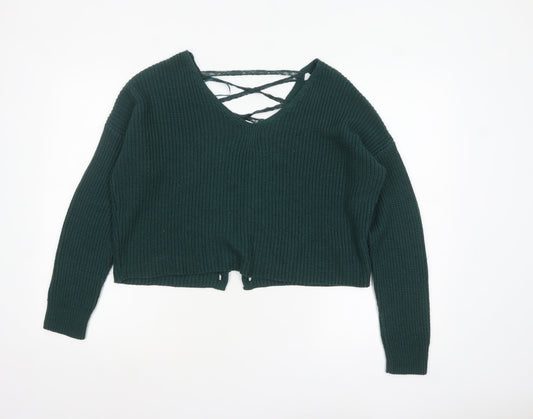Womens UK Size 8 Miss Selfridge Green Pullover Jumper