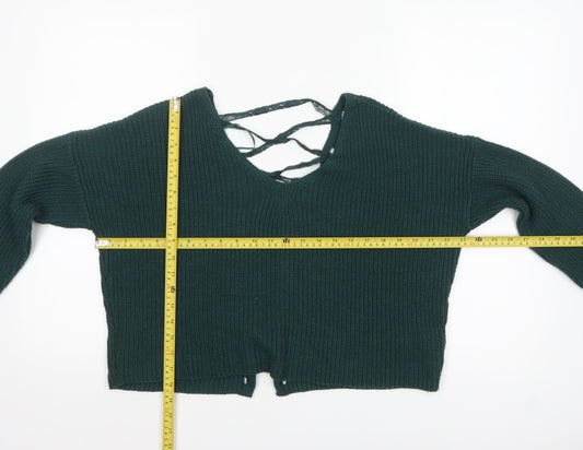 Womens UK Size 8 Miss Selfridge Green Pullover Jumper