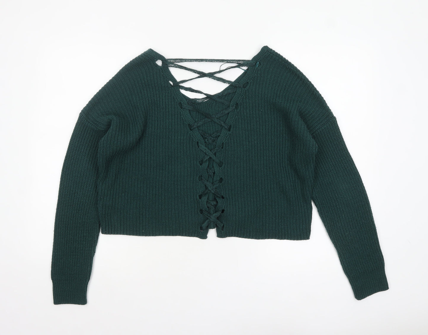 Womens UK Size 8 Miss Selfridge Green Pullover Jumper