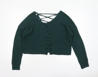 Womens UK Size 8 Miss Selfridge Green Pullover Jumper