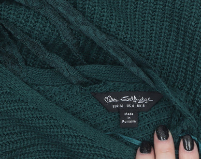 Womens UK Size 8 Miss Selfridge Green Pullover Jumper