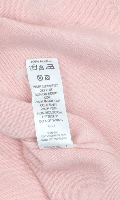 Womens UK Size 14 BHS Pink Pullover Jumper