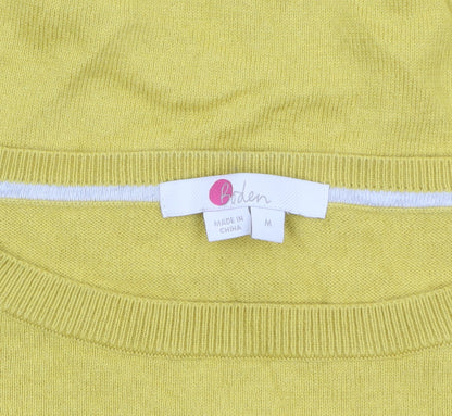 Womens UK Size M Boden Yellow Pullover Jumper
