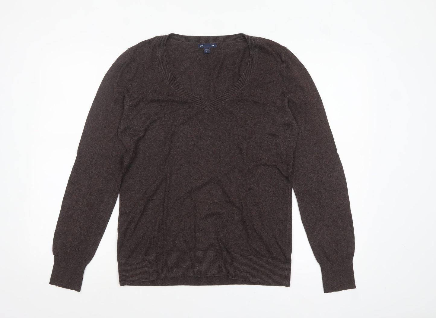 Womens UK Size M Gap Brown Pullover Jumper