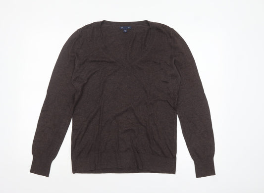 Womens UK Size M Gap Brown Pullover Jumper