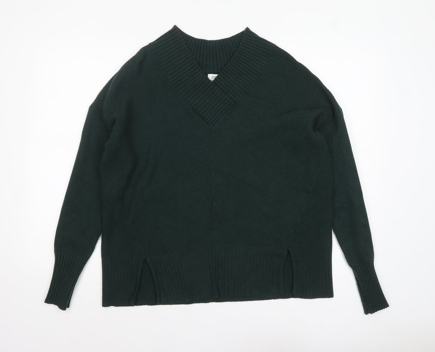 Womens UK Size M River Island Green Pullover Jumper