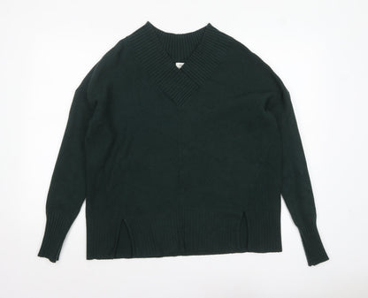 Womens UK Size M River Island Green Pullover Jumper