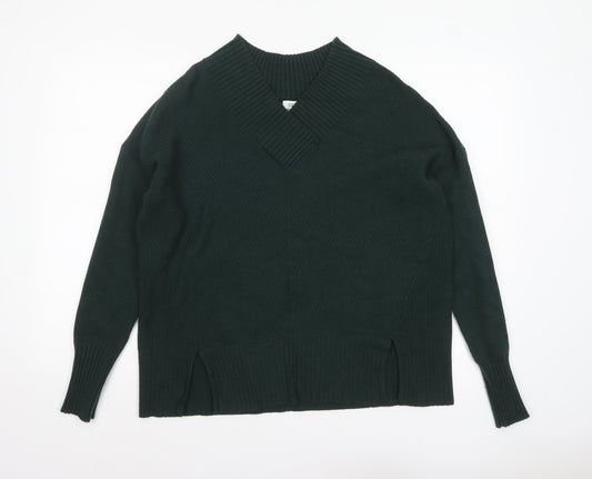 Womens UK Size M River Island Green Pullover Jumper