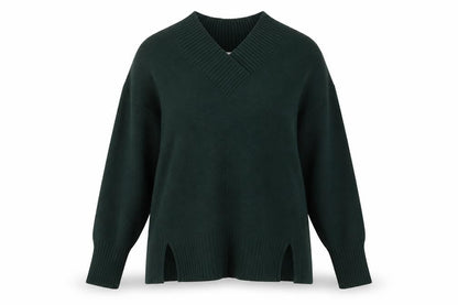 Womens UK Size M River Island Green Pullover Jumper