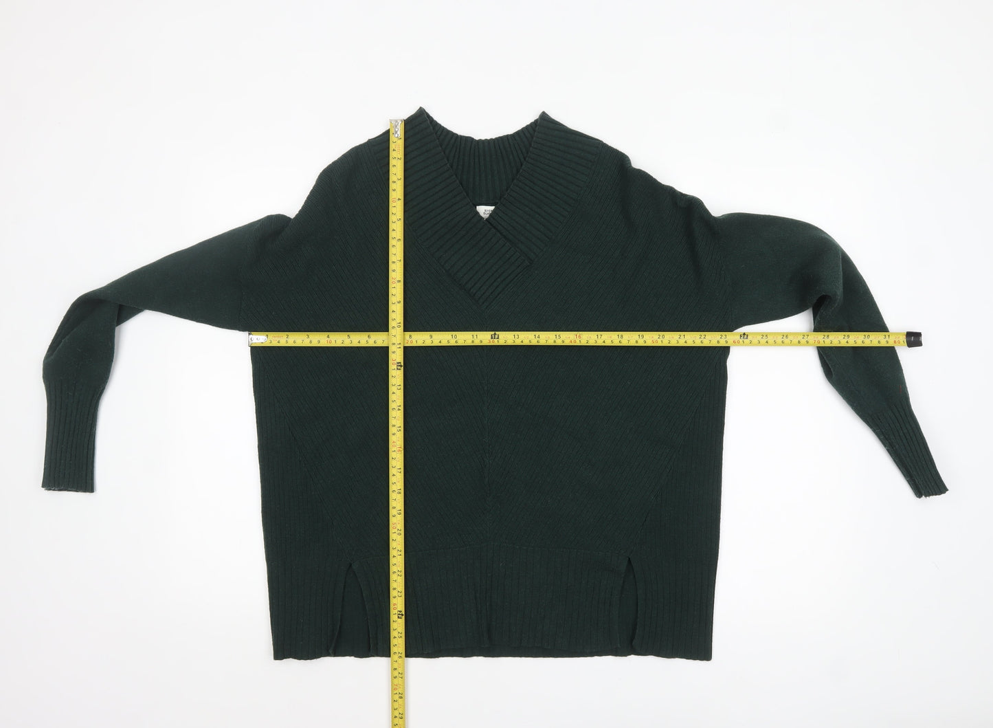 Womens UK Size M River Island Green Pullover Jumper