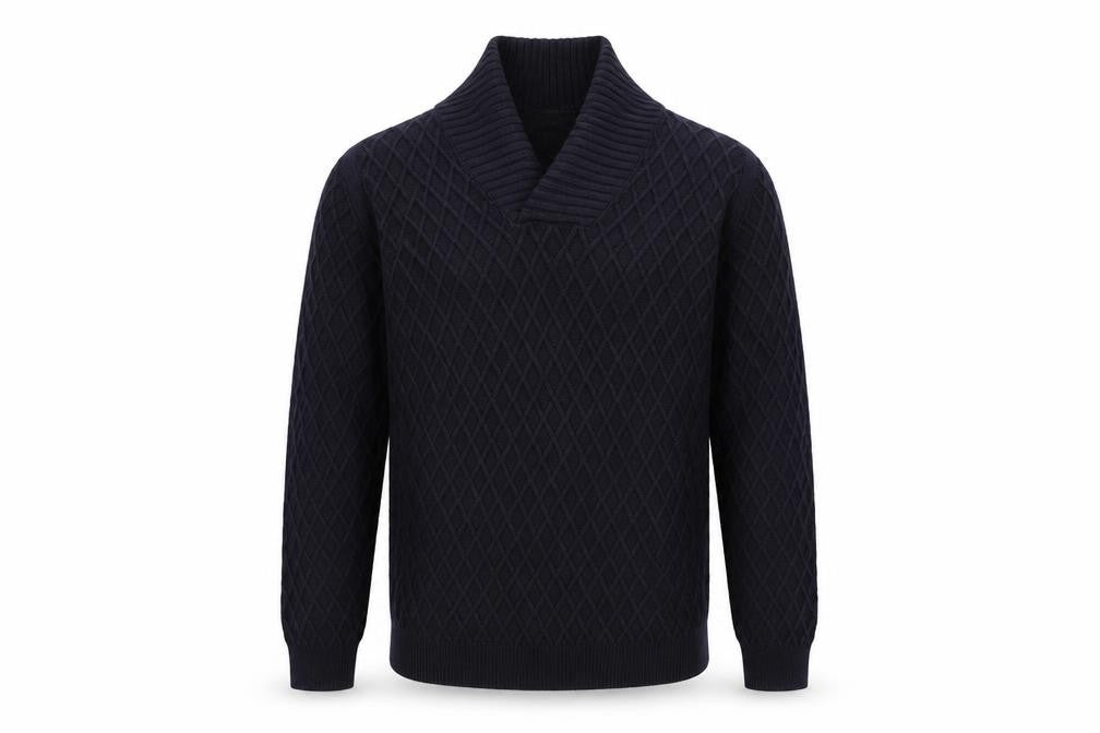 Mens UK Size L Massimo Dutti Black Pullover Jumper