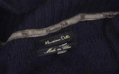 Mens UK Size L Massimo Dutti Black Pullover Jumper