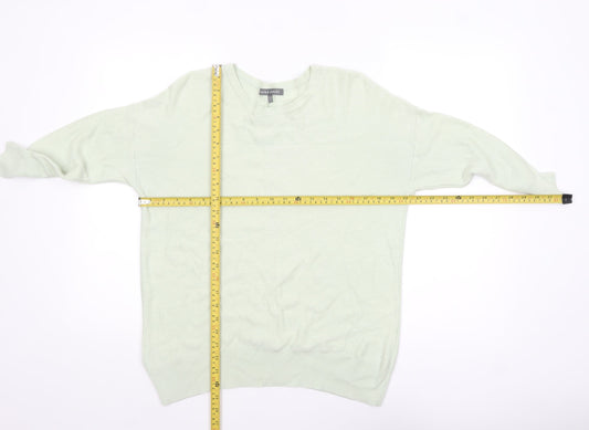 Laura Ashley Women Green Size 10 Crew Neck Lightweight Pullover Jumper