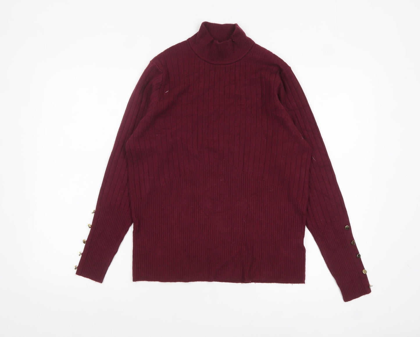 Womens UK Size 18 Marks and Spencer Red Pullover Jumper
