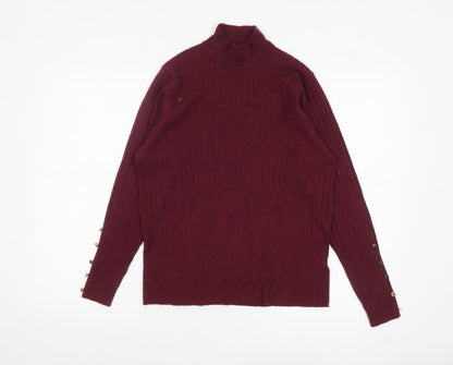 Womens UK Size 18 Marks and Spencer Red Pullover Jumper