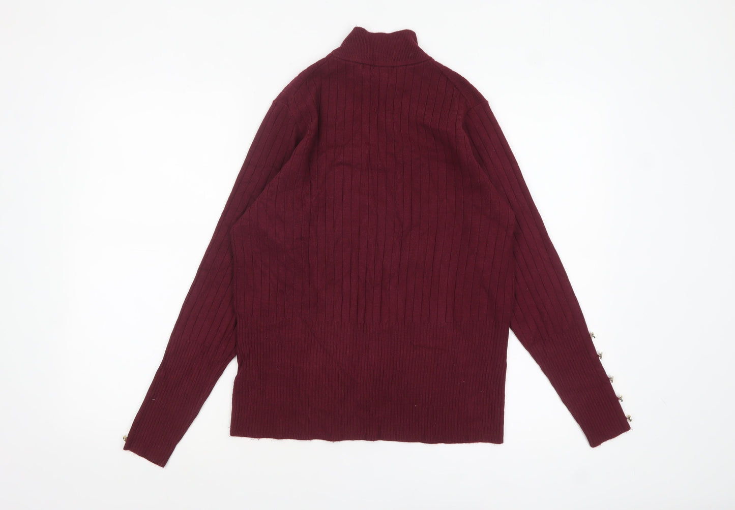 Womens UK Size 18 Marks and Spencer Red Pullover Jumper