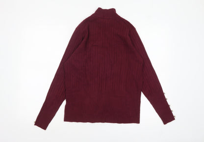 Womens UK Size 18 Marks and Spencer Red Pullover Jumper