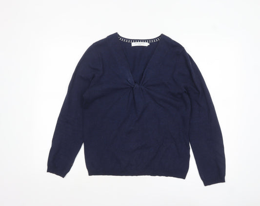 Womens UK Size 12 John Lewis Blue Pullover Jumper