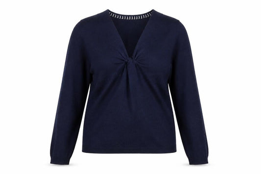 Womens UK Size 12 John Lewis Blue Pullover Jumper