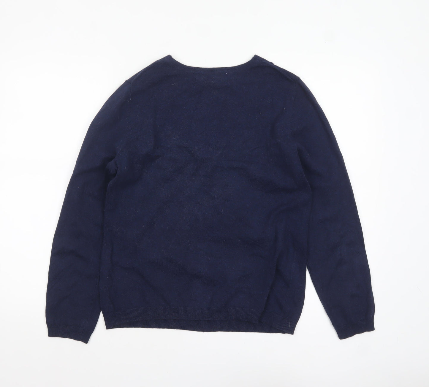 Womens UK Size 12 John Lewis Blue Pullover Jumper