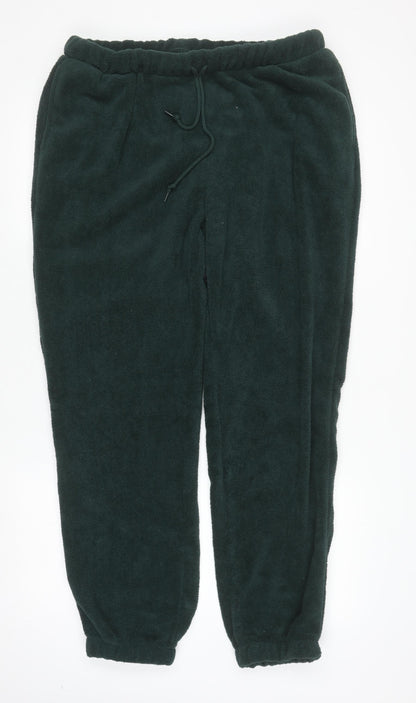 Womens UK Size M ASOS DESIGN Relaxed Fit Sweatpants Green Trousers