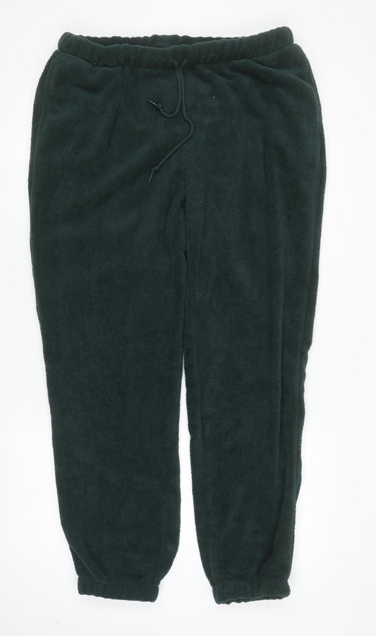Womens UK Size M ASOS DESIGN Relaxed Fit Sweatpants Green Trousers