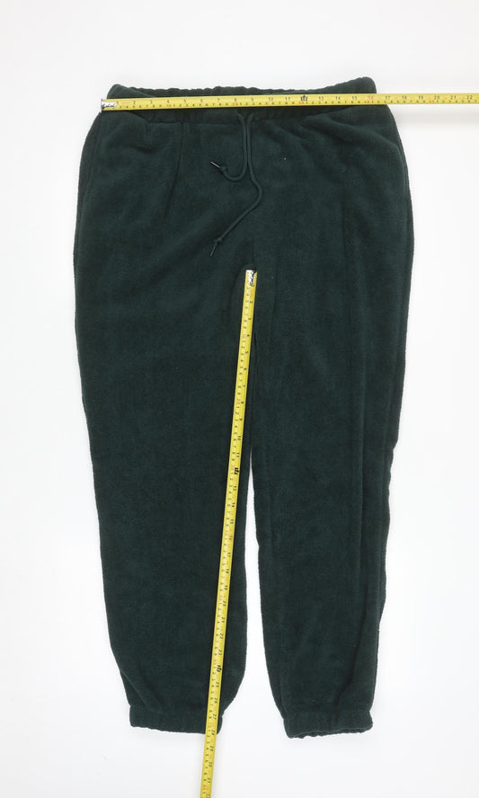 Womens UK Size M ASOS DESIGN Relaxed Fit Sweatpants Green Trousers