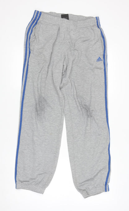 Adidas Men's Grey Track Pants M Performance Essentials