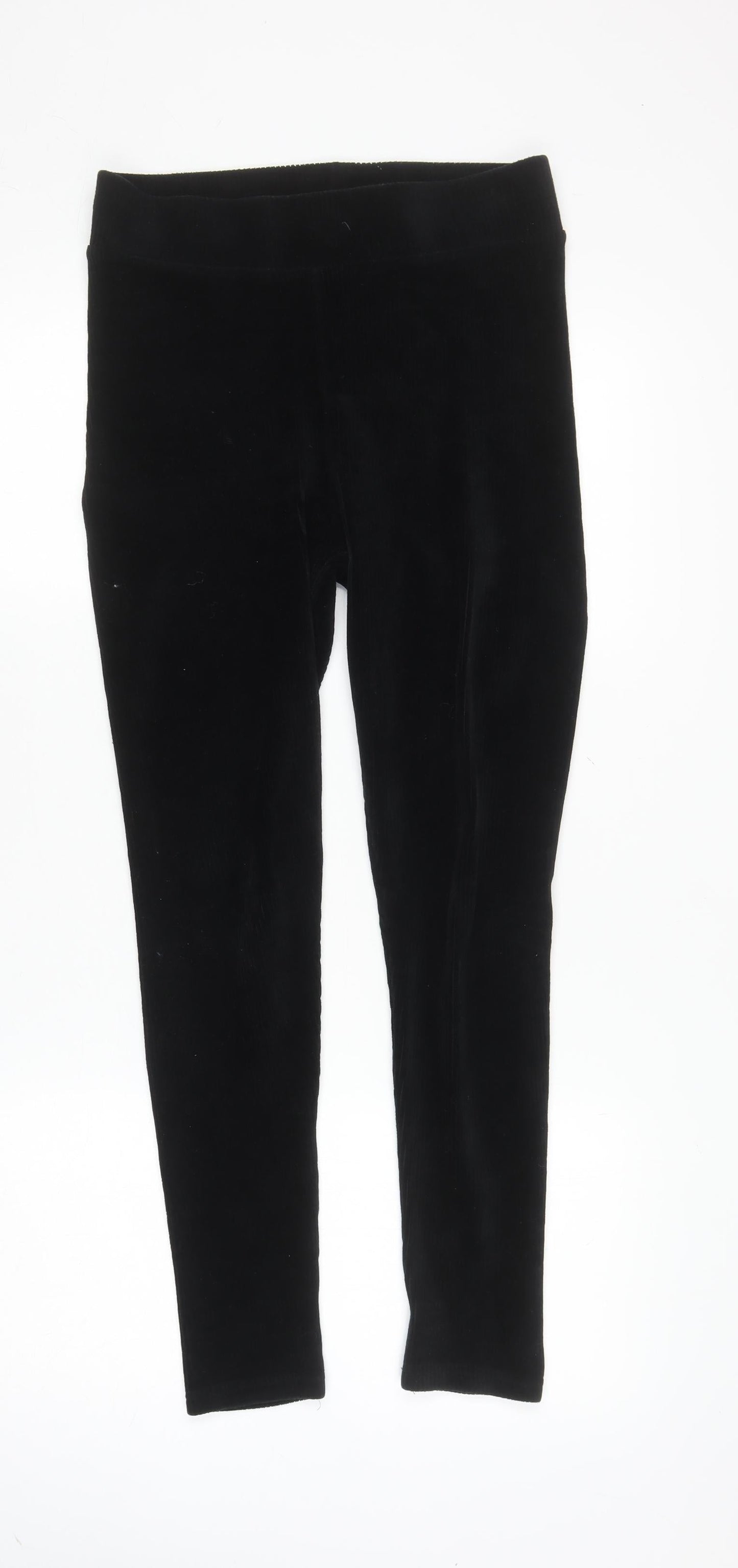 Womens UK Size 8 Nutmeg Slim Fit Leggings Black Trousers