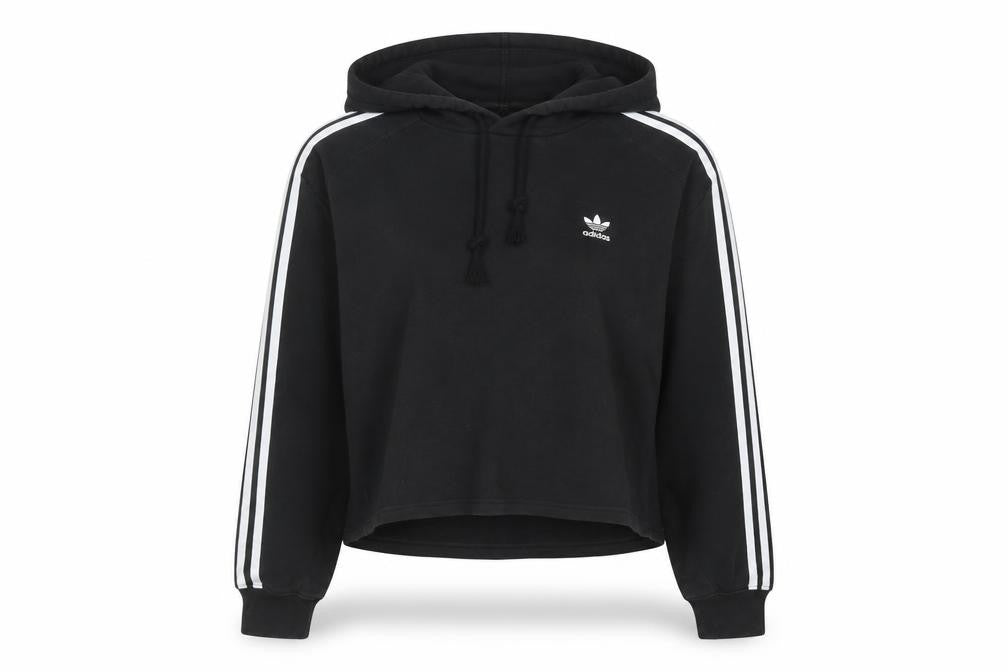 Womens UK Size 10 adidas Black Pullover Hoodie