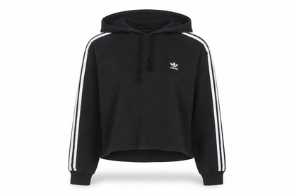 Womens UK Size 10 adidas Black Pullover Hoodie