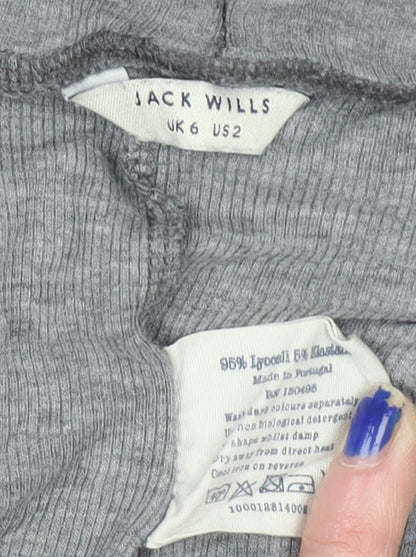 Womens UK Size 6 Jack Wills Slim Fit Jogger Grey Trousers
