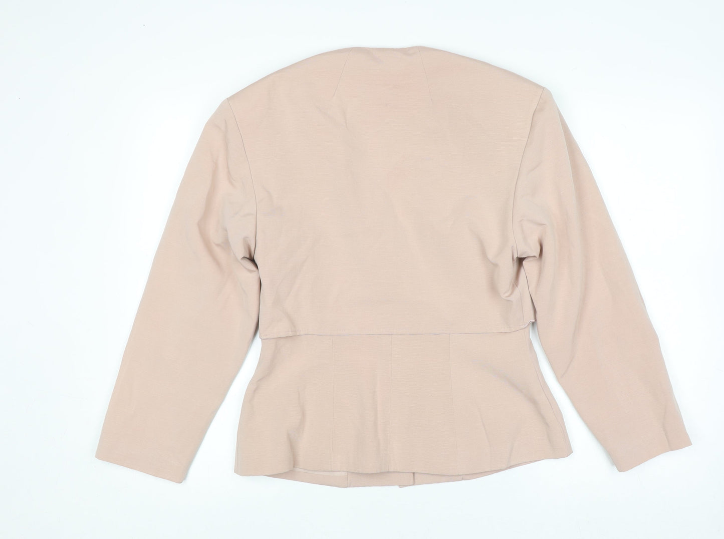 Womens UK Size 10 Wallis Regular Beige Suit Jacket