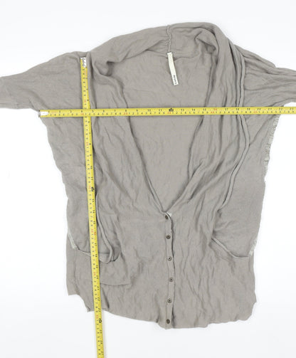 Womens UK Size L Firetrap Beige Cardigan Jumper