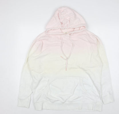 Womens UK Size M Hush Pink Pullover Hoodie
